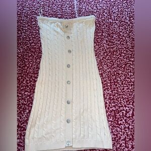 Creme Body-con dress